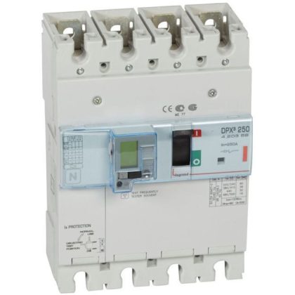   LEGRAND 420359 DPX3 250 250A 4P + ÁVK S2 36kA combined circuit