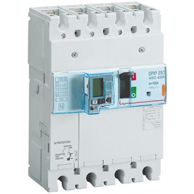 LEGRAND 420425 DPX3 250 100A 4P + ÁVK S2 + M 25kA combined circuit