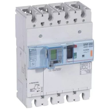 LEGRAND 420429 DPX3 250 250A 4P + ÁVK S2 + M 25kA combined circuit