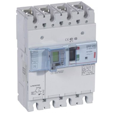 LEGRAND 420455 DPX3 250 100A 4P + ÁVK S2 + M 36kA combined circuit