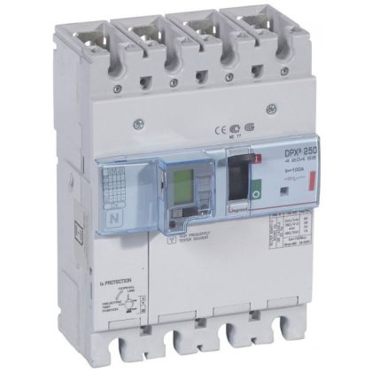   LEGRAND 420455 DPX3 250 100A 4P + ÁVK S2 + M 36kA combined circuit