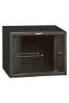 LEGRAND 646200 wall rack cabinet 19'' 6U CORE: 362 WIDTH: 600 DEPTH: 400 anthracite one-piece glass door ready-made MAX: 18 kg Linkeo