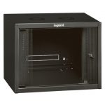   LEGRAND 646200 fali rackszekrény 19'' 6U MAG: 362 SZÉL: 600 MÉLY: 400 antracit egyrészes üvegajtós készre szerelet MAX: 18 kg Linkeo