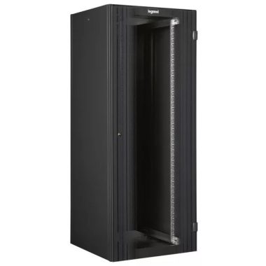 LEGRAND 646761 network standing cabinet 19'' 42U WIND: 600 DEPTH: 800 CORE: 2026 complete anthracite with single glass door MAX: 400 kg ready-assembled Linkeo