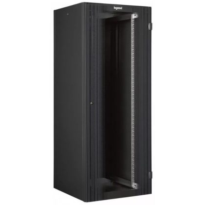  LEGRAND 646780 network standing cabinet 19'' 33U WIND: 600 DEPTH: 600 CORE: 1626 complete anthracite with single glass door MAX: 400 kg panel mounted Linkeo