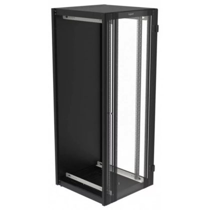   LEGRAND 646795 network standing cabinet 19'' 42U WIND: 800 DEPTH: 800 MAG: 2026 without side panel anthracite single glass door MAX: 400 kg panel mounted Linkeo