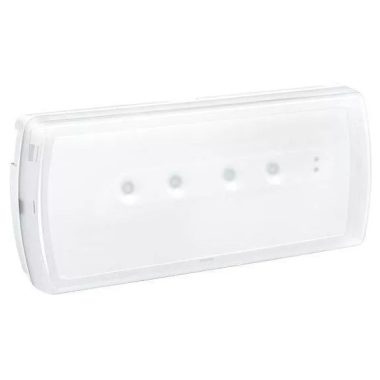 LEGRAND 662610 U21 LED címezhető és központilag tesztelhető állandó/készenléti üzemmódú lámpatest, 100 lm, 3 óra, LED