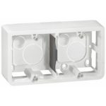 LEGRAND 664799 Niloé double highlight frame, white