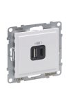 LEGRAND 721130 Suno 2xUSB - A+C csatlakozóaljzat, 3 A - 15 W,  fehér