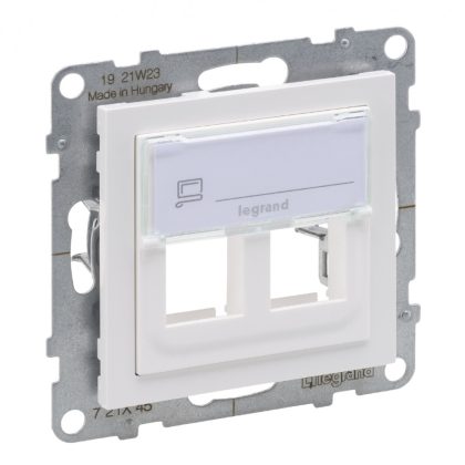 LEGRAND 721145 Suno kettős keystone adapter, fehér