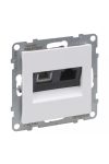 LEGRAND 721160 Suno RJ 11 + RJ 45 Cat.6 UTP aljzat, fehér