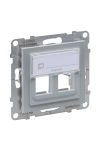 LEGRAND 721345 Suno kettős keystone adapter, alumínium