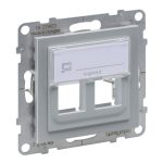 LEGRAND 721345 Suno kettős keystone adapter, alumínium