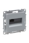 LEGRAND 721352 Suno RJ45 Cat.6 UTP aljzat, alumínium