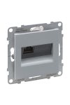 LEGRAND 721356 Suno RJ45 Cat.6 STP aljzat, alumínium