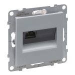 LEGRAND 721356 Suno RJ45 Cat.6 STP aljzat, alumínium