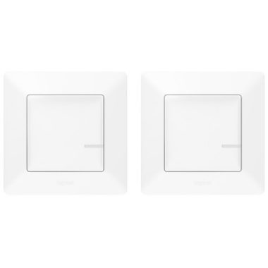 LEGRAND 752152 Paired set: Alternative switching - 1 smart switch + 1 wireless switch Valena Life Netatmo white