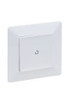 LEGRAND 752166 Valena Life smart single-pole switch / dimmer (executive), recessed, with decorative frame, white, phase / zero-powered single-phase output, pulse input, connectable to gateway -Netatmo