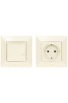 LEGRAND 752254 Paired set: Controllable socket - 1 smart socket + 1 wireless switch Valena Life Netatmo ivory