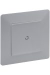 LEGRAND 752366 Valena Life smart single-pole switch / dimmer (executive), recessed, with decorative frame, aluminum, phase / zero supply with single-phase output, pulse input, connectable to gateway -