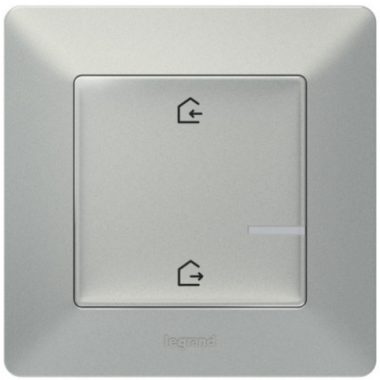 LEGRAND 752386 Wireless Power Switch - With Arrival / Departure Function Valena Life Netatmo Aluminum