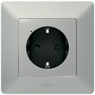 LEGRAND 752394 Smart socket - 16 A - Valena Life Netatmo aluminum