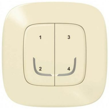 LEGRAND 752668 Scenario switch - 4 functions, individually programmable Valena Allure Netatmo ivory.