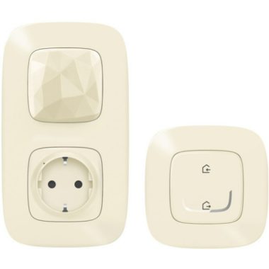 LEGRAND 752696 Smart Starter Kit - Central Unit with Smart Socket + Power Switch Valena Allure Netatmo Ivory