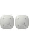 LEGRAND 752752 Paired set: Alternative switching - 1 smart switch + 1 wireless switch Valena Allure Netatmo aluminum