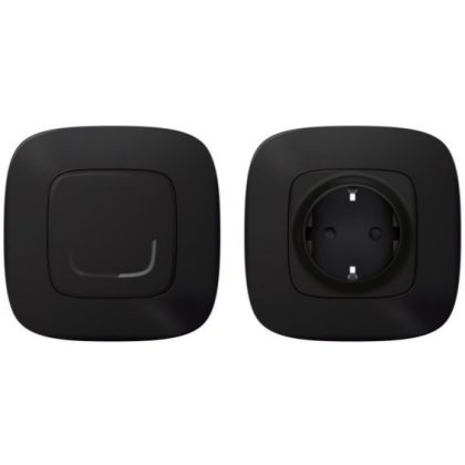   LEGRAND 752854 Paired set: Controllable socket - 1 smart socket + 1 wireless switch Valena Allure Netatmo black