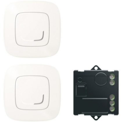   LEGRAND 752950 Paired set: Alternative switching with micromodule - 2 wireless switches + micromodule Valena Allure Netatmo pearl