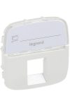 LEGRAND 755479 Valena Allure RJ11/RJ45 aljzat burkolat címketartóval, Gyöngyház