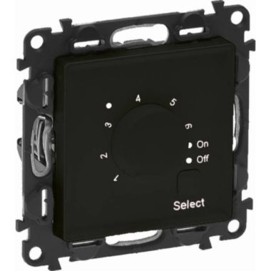 LEGRAND 756334 Valena Life room thermostat for underfloor heating, black