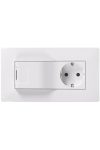 LEGRAND 764530 Niloé 2P+F / USB kombinált dugalj csatlakozóaljzat, fehér