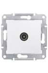 LEGRAND 764552 Niloé TV socket, through (14 dB), white