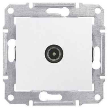 LEGRAND 764552 Niloé TV socket, through (14 dB), white