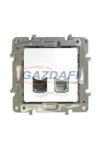 LEGRAND 764572 Niloé RJ45 Cat.6 UTP + 1xRJ11 csatlakozóaljzat, fehér