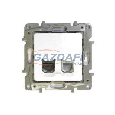 LEGRAND 764572 Niloé RJ45 Cat.6 UTP + 1xRJ11 csatlakozóaljzat, fehér