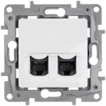 LEGRAND 764574 Niloé 2xRJ45 Cat.6 UTP socket, white