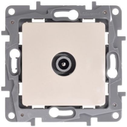 LEGRAND 764655 Niloé TV socket, end cap (10 dB), beige