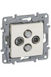 LEGRAND 764666 Niloé TV-RD-SAT-SAT star point socket, end cap (1.5 dB), beige