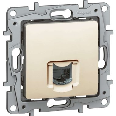 LEGRAND 764673 Niloé RJ45 Cat.6 UTP csatlakozóaljzat, bézs