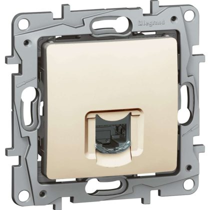   LEGRAND 764673 Niloé RJ45 Cat.6 UTP csatlakozóaljzat, bézs