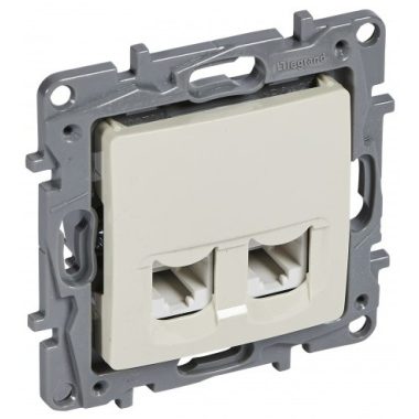 LEGRAND 764680 Niloé 2xRJ45 Cat.5 UTP socket, beige