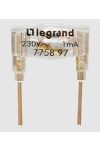 LEGRAND 775897 230V 0,5mA zöld glimmlámpa