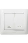 LEGRAND 777014 Galea Life shutter control double key, white