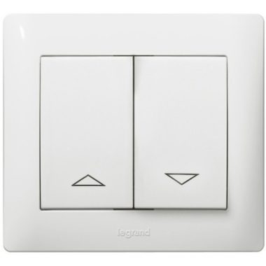 LEGRAND 777014 Galea Life shutter control double key, white