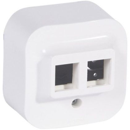 LEGRAND 782426 Forix IP20 double Keystone socket, white