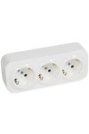 LEGRAND 782438 Forix IP21 railed 3x2P + F socket with safety shutter, white