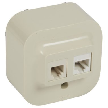 LEGRAND 782451 Forix IP20 fk 1xRJ45 Cat5e UTP IT + RJ11 telephone socket beige